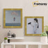 Step Style Square Size Gold Picture Frame Wall Art Poster Frame