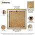 Square Gold Picture Frames Handmade Wooden Photo Frames