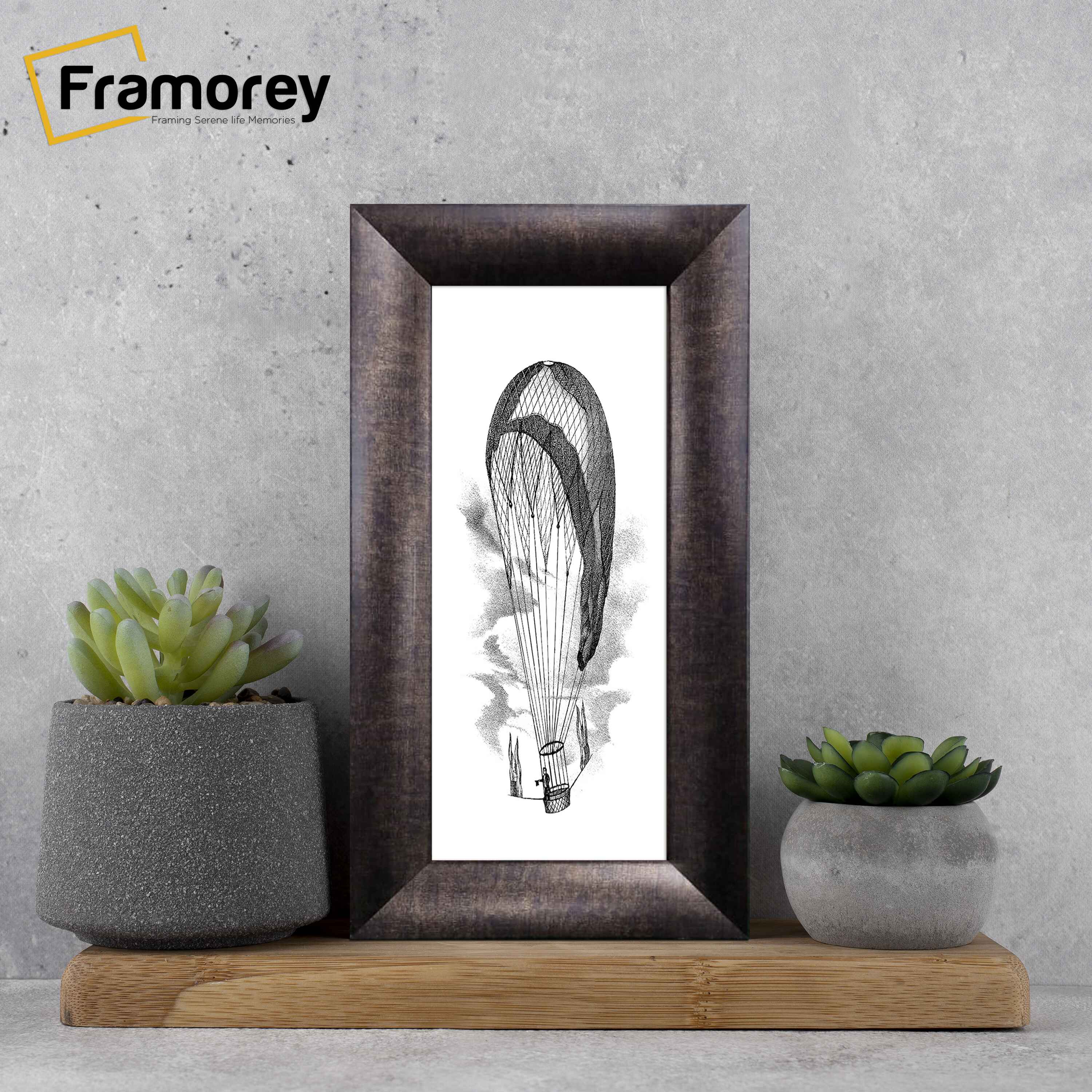 Brushed Gold Picture Frames Panoramic Size Poster Frame