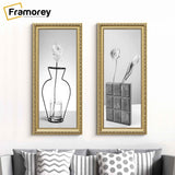 Shabby Chic Effect Panoramic Style Gold Photo Frame Picture Frame