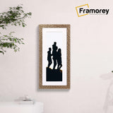 Panoramic Copper Picture Frame Rockstar Wall Art Frame With White Mount