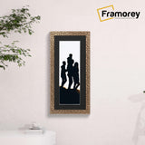 Panoramic Copper Picture Frame Rockstar Wall Art Frame With Black Mount