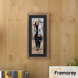 Panoramic Copper Picture Frame Rockstar Wall Art Frame With Black Mount