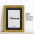 Gold Picture Photo Frames Handmade Wooden Effect Poster Frames With Black Mount