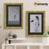 Step Style Gold Picture Frame Wall Art Poster Frame With Black Mount