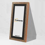 Panoramic Copper Picture Frame Rockstar Wall Art Frame With Black Mount