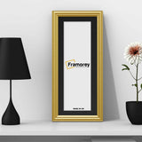 Antique Style Panoramic Gold Picture Frame Wall Art Frame With Black Mount