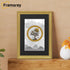 Gold Mini Ornate Picture Frame Wall Art Photo Frames With Black Mount