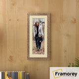 Panoramic Copper Picture Frame Rockstar Wall Art Frame With Ivory Mount
