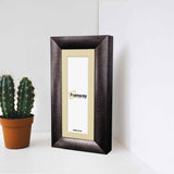 Panoramic Size Brushed Gold Engraved Frames Handmade Poster Frames With Ivory Mount