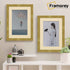 Step Style Gold Picture Frame Wall Art Poster Frame With Ivory Mount