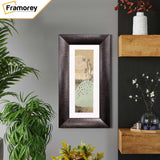 Panoramic Size Brushed Gold Engraved Frames Handmade Poster Frames With White Mount