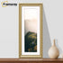 Panoramic Size Gold Picture Frame Shabby Wall Frames With White Mount