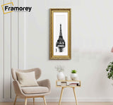 Panorama Gold Photo Frame Dahlia Wall Art Frame With White Mount
