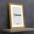 Gold Mini Ornate Picture Frame Wall Art Photo Frames With White Mount