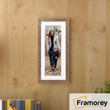 Panoramic Copper Picture Frame Rockstar Wall Art Frame With White Mount