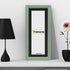 Antique Style Panoramic Green Picture Frame Wall Art Frame With Black Mount