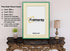 Thin Green Photo Frame With Ivory Mount Flat Wooden Effect Picture Frame Maxi Art Poster Frames - FRAMOREY