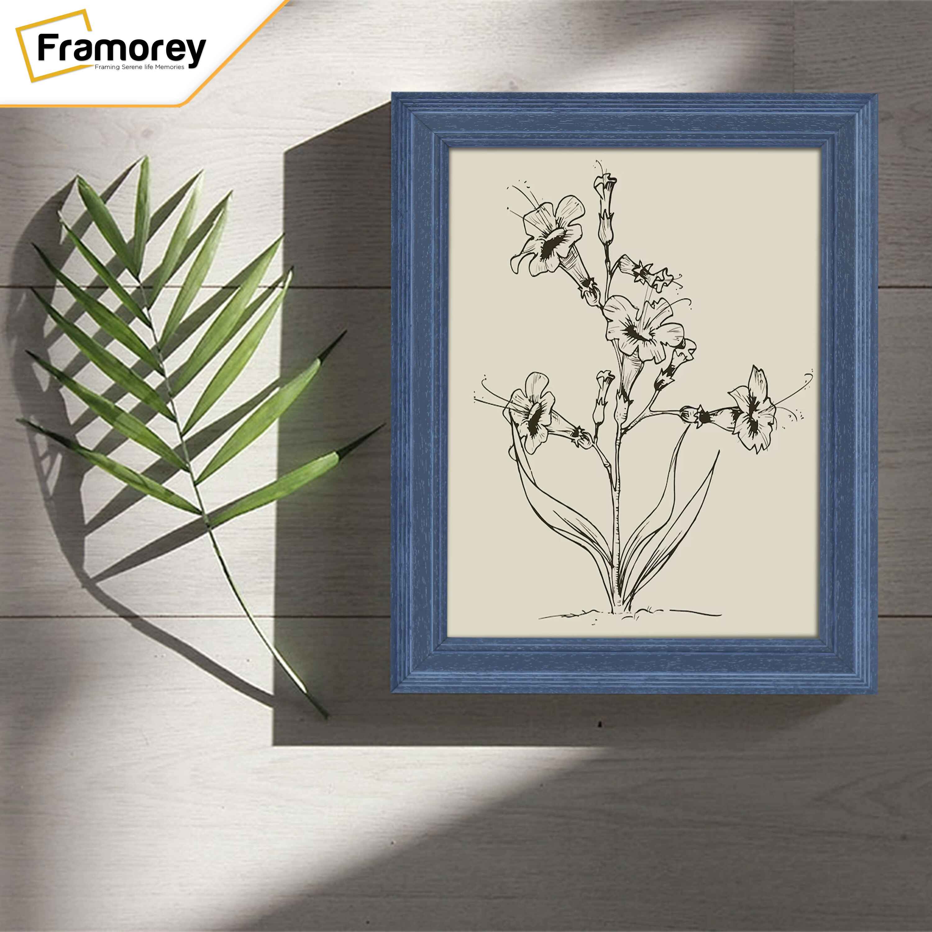 Grained Grey Picture Frame Photo Frame Fletcher Wood Wall Art Frame
