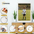 Step-by-step guide showing how to insert a photo into a White picture frame