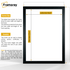 Instructions on how to measure a Print picture frame and its usability.