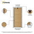 Panoramic Light Grey Picture Frame With Ivory Mount Wall Decor Frame