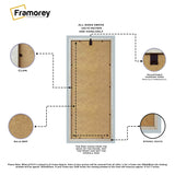 Panoramic Light Grey Picture Frame With White Mount Wall Decor Frame