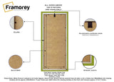 Panoramic Size Lime Green Picture Frames Wall Décor Frame