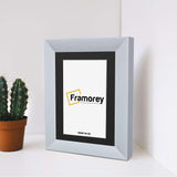 Limed White Picture Frame Poster Frame With Black Mount
