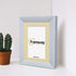Square Size Limed White Picture Frames With Ivory Mount
