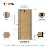 Panoramic Photo Frame Backside View With some details about it's features