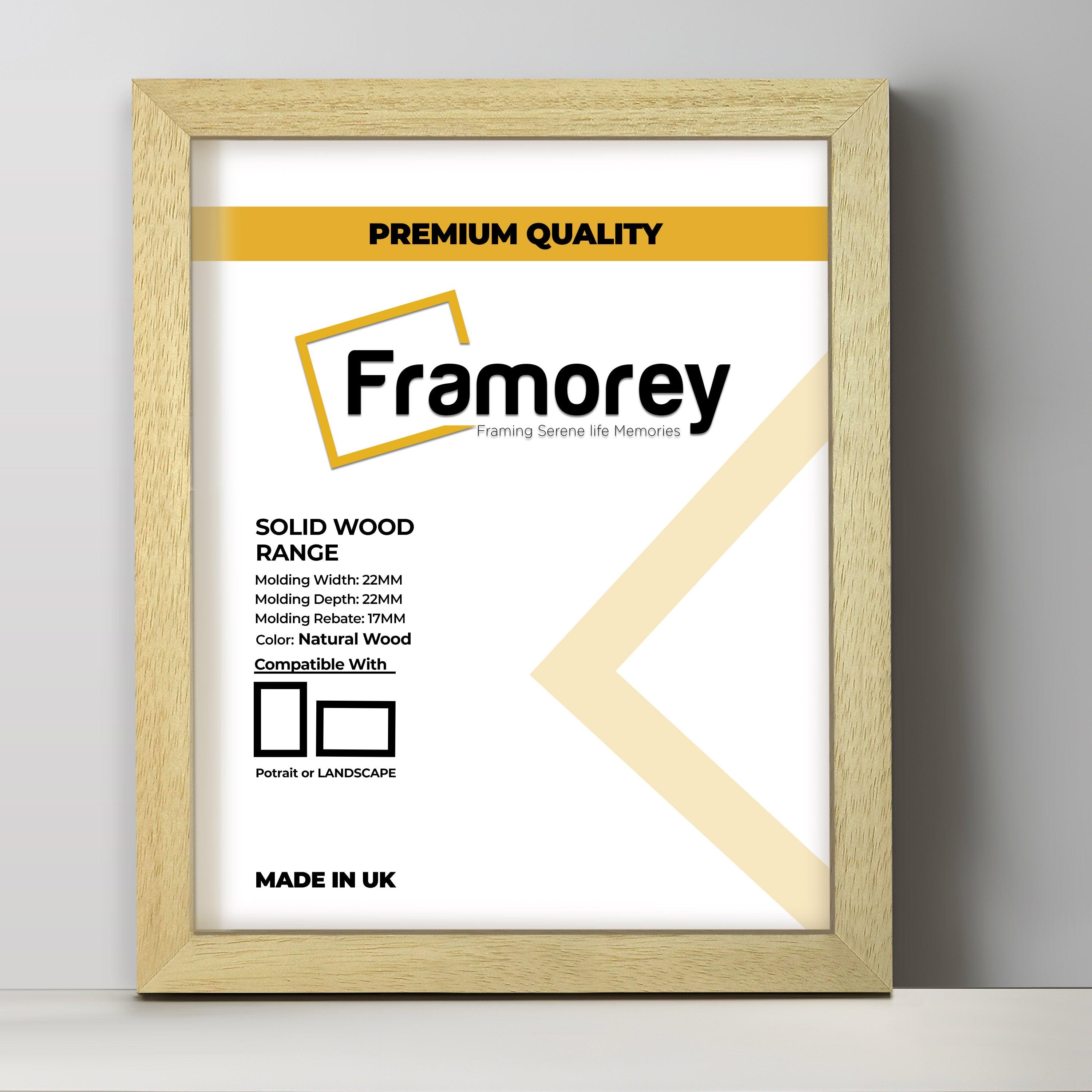 Natural Wood Picture Frame Poster Frames Photo Frame – FRAMOREY