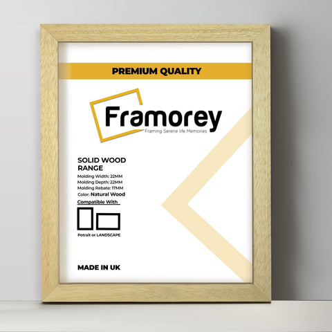 Natural Wood Picture Frame Poster Frames Photo Frame