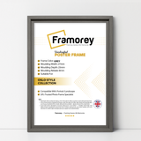 Grey Picture Frame Oslo Style Photo Frames Poster Frames