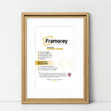 Oak Picture Frame Oslo Style Photo Frames With White Mount