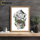 Oak Minimalist Picture Frame Poster Frame