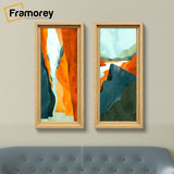 Panorama Style Oak Oslo Photo Frame Panoramic Picture Frames