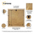 Antique Style Square Size Oak Picture Frame Wall Art Photo Frame