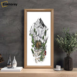 Oak Minimalist Panorama Style Picture Frame Photo Frame