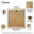 Square Photo Frame Backside View  With Some Details of its features