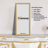 Flat Panoramic Oak Picture Photo Frame Wall Art Poster Frame