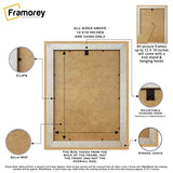 Oak Picture Frames Handmade Wooden Effect Frames With White Mount