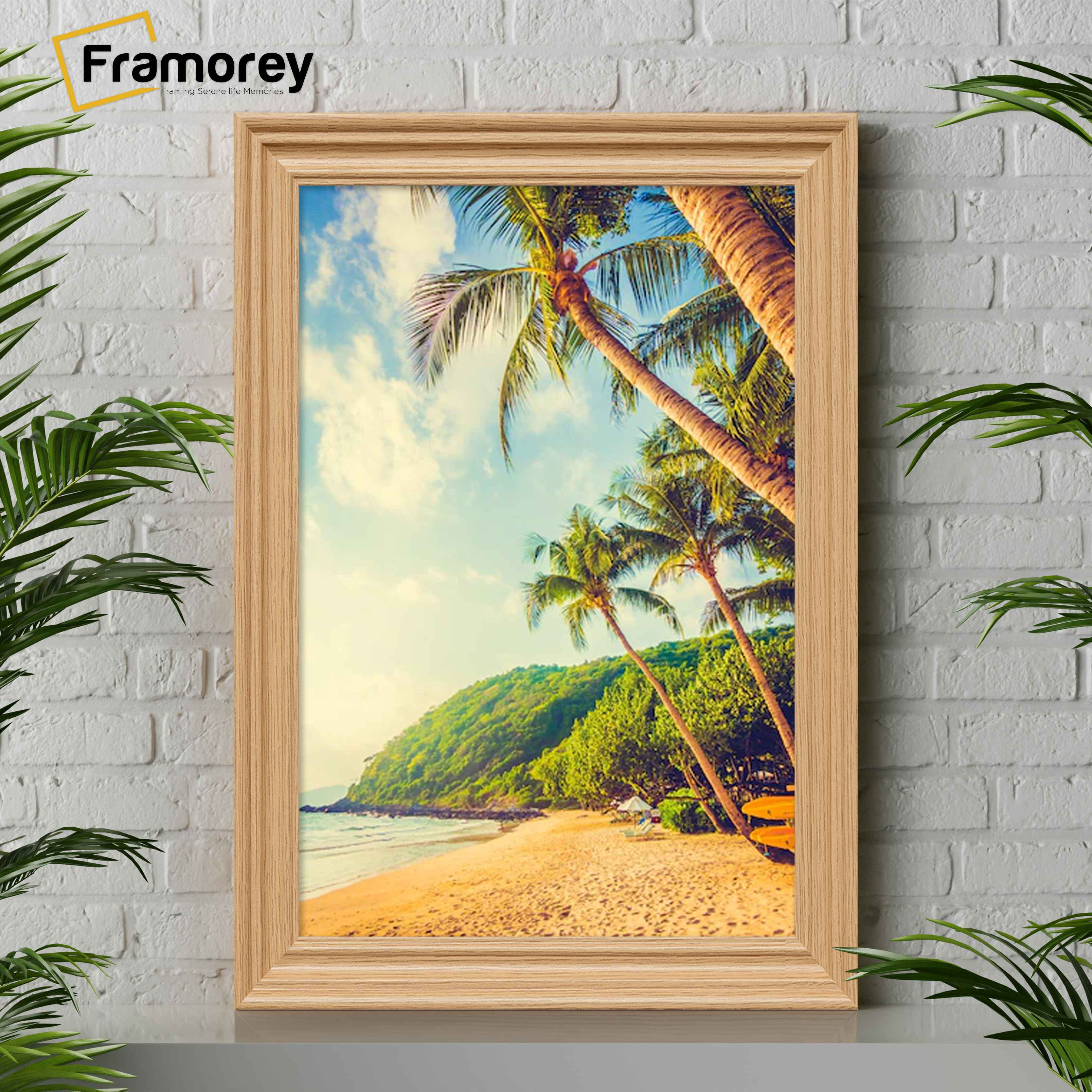 Swept Style Oak Picture Frame Wall Décor Photo Frame