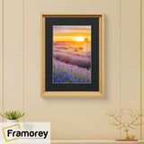 Oak Picture Frame Oslo Style Photo Frames With Black Mount