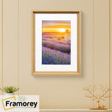 Oak Picture Frame Oslo Style Photo Frames With White Mount