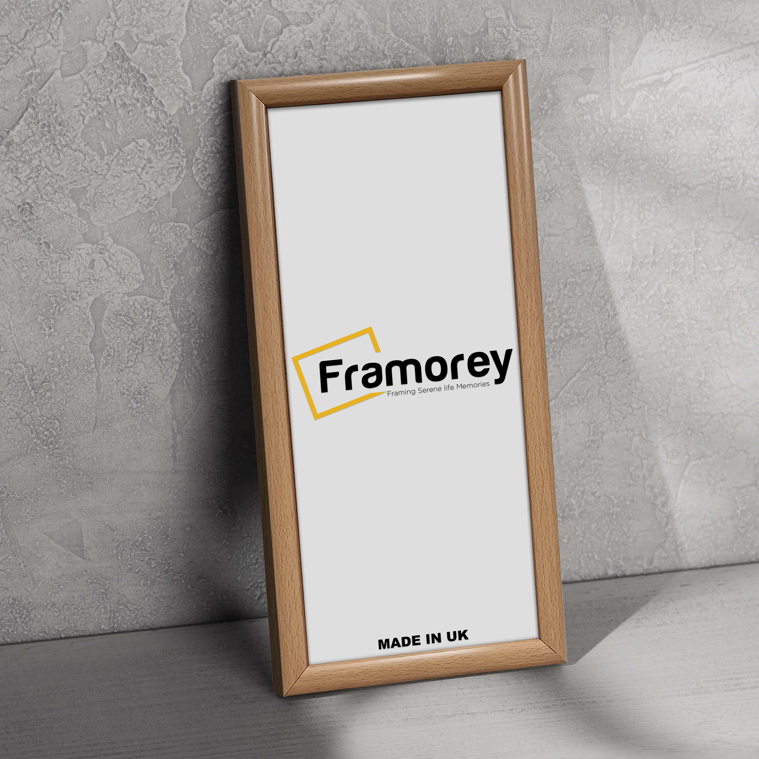 Oak Minimalist Panorama Style Picture Frame Photot Frame