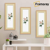 Panoramic Step Style Oak Photo Frame With Ivory  Mount