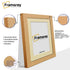 Oak Picture Photo Frames Handmade Wooden Effect Poster Frames With Ivory Mount