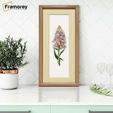 Oak Minimalist Panorama Style Picture Frame Photo Frame With Ivory Mount