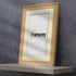 Swept Style Oak Picture Frame Wall Décor Photo Frame With Ivory Mount